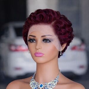 Short pixie human hair